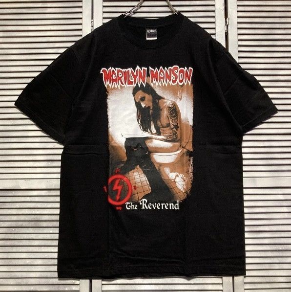 バンドT【マリリンマンソン】tシャツ USA製 XL 両面プリント