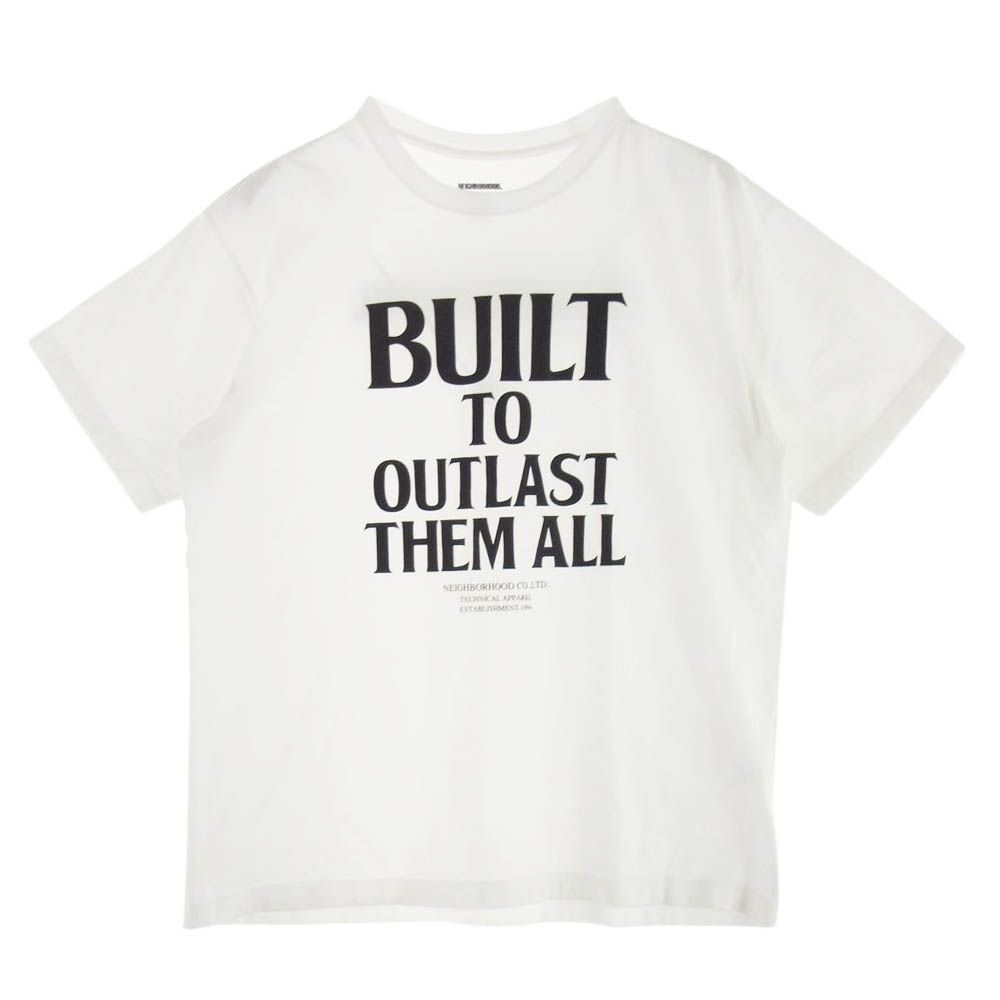 NEIGHBORHOOD ネイバーフッド Ｔシャツ NH TEE-7 SS . CO White 半袖 Tシャツ カットソー ホワイト系 M【中古】