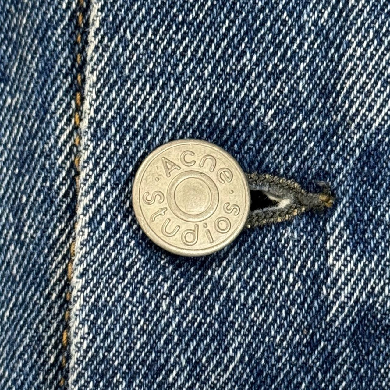 ACNE STUDIOS インディゴ リラックス デニムジャケット Gジャン