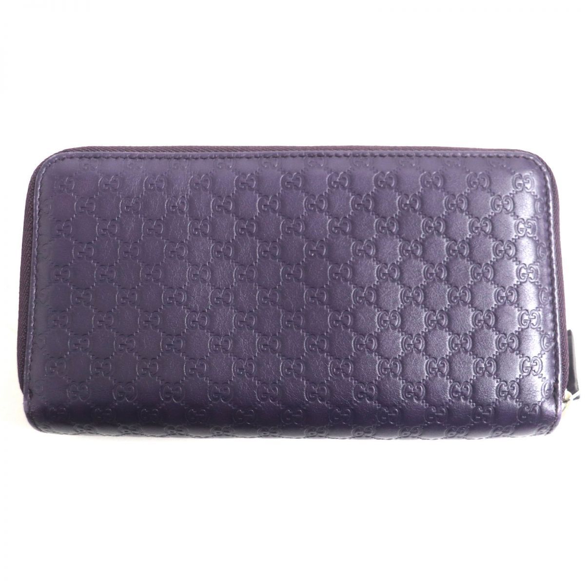 美品▽GUCCI グッチ 295830 ダブルジップ ラウンドファスナー マイクロ