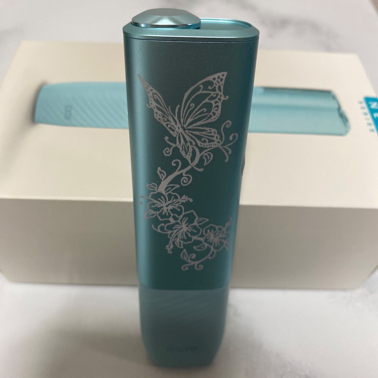 アゲハ蝶 デザイン レーザー加工 iQOS ILUMA i ONE アイコス