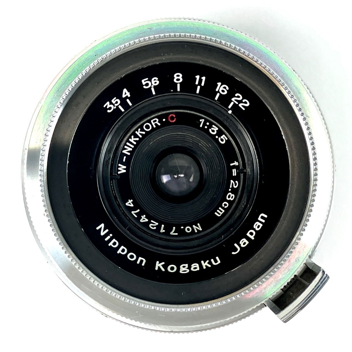 ニコン Nikon W-NIKKOR.C 2.8cm F3.5 Sマウント レンジファインダー