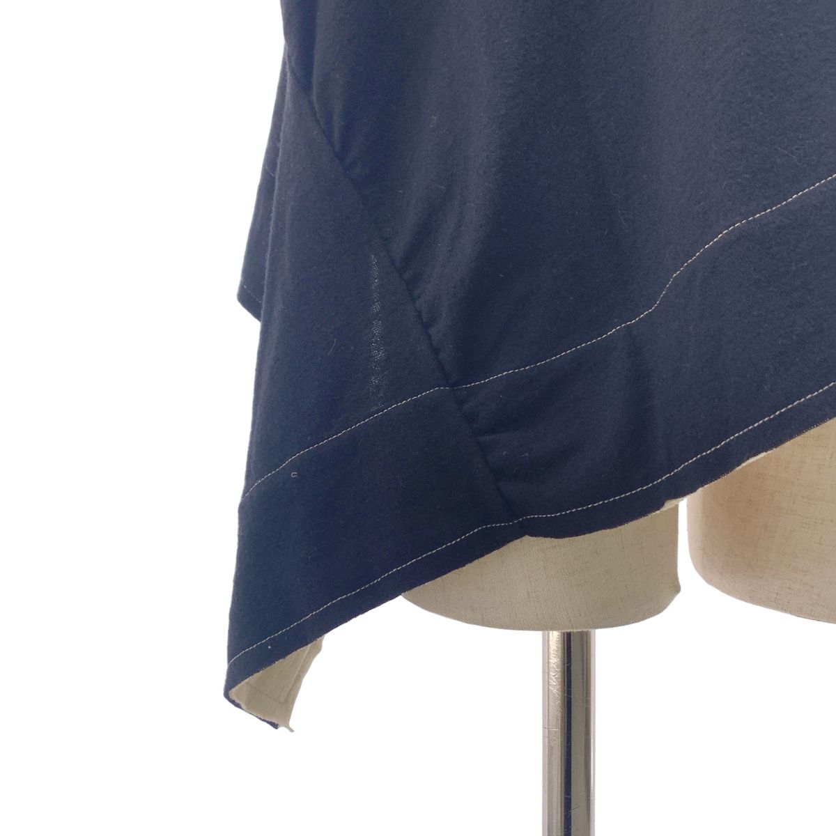【美品】  Y's / ワイズヨウジヤマモト | 2010SS | ウール 変形 スリーブレス ニット プルオーバー | 3 | ブラック | レディース 美品】 Y's / ワイズヨウジヤマモト | 2010SS | ウール 変形