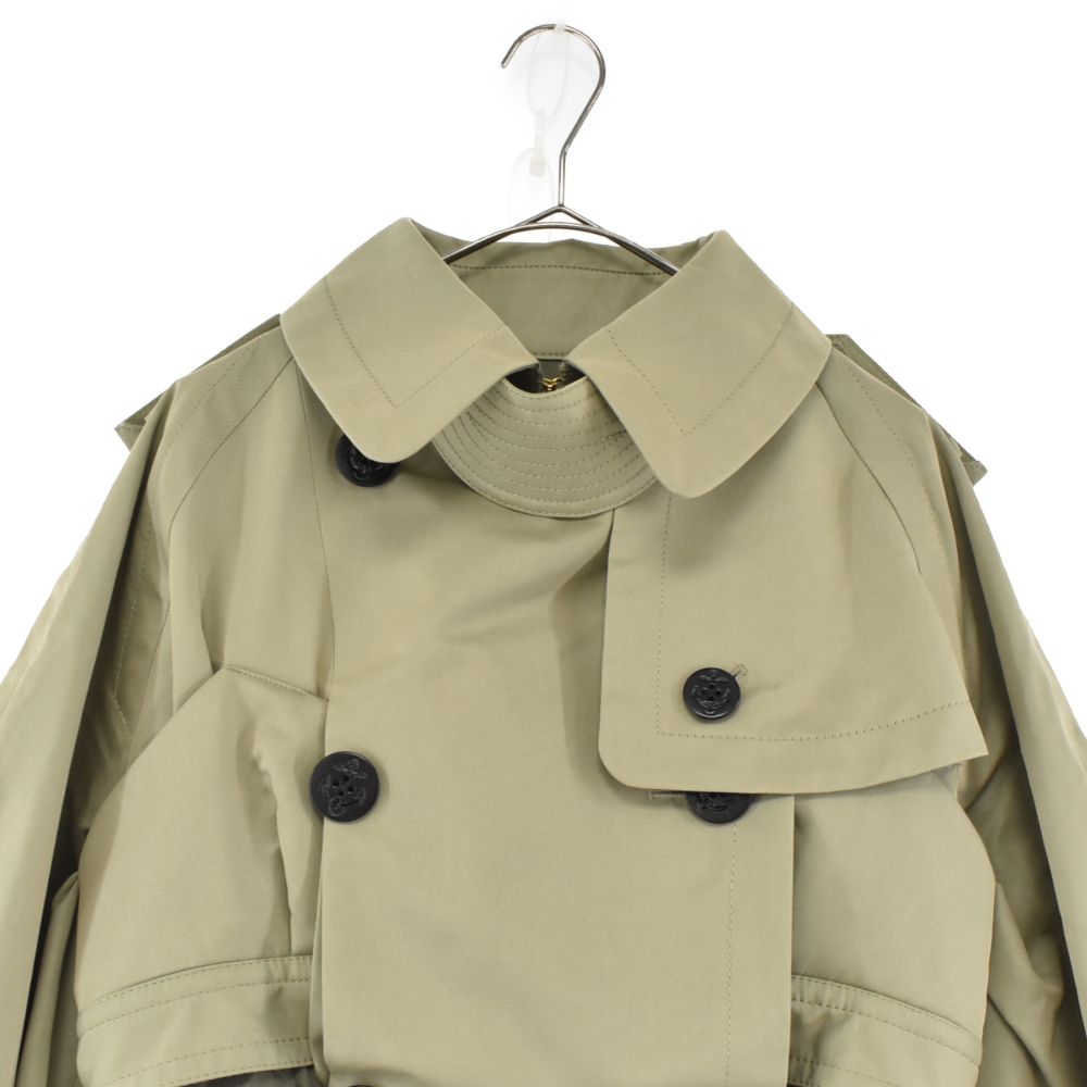 【新品未使用タグ付】Sacai 22AW コットンギャバジン トレンチコート サカイ 22AW COTTON GAVARDINE COAT コットンギャバジン ロング