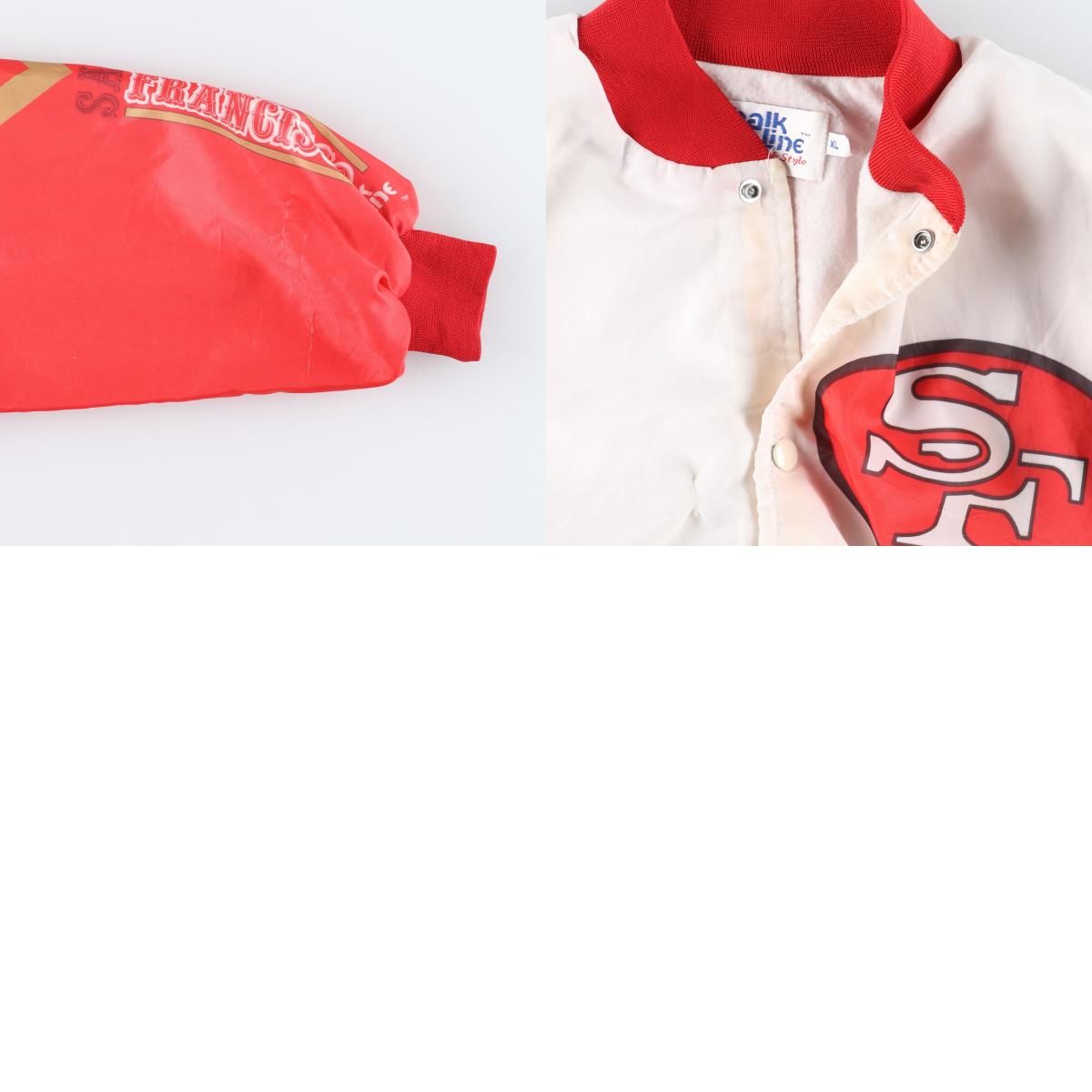 61cm身幅90年代 Chalk Line NFL SAN FRANCISCO 49ERS サンフランシスコ