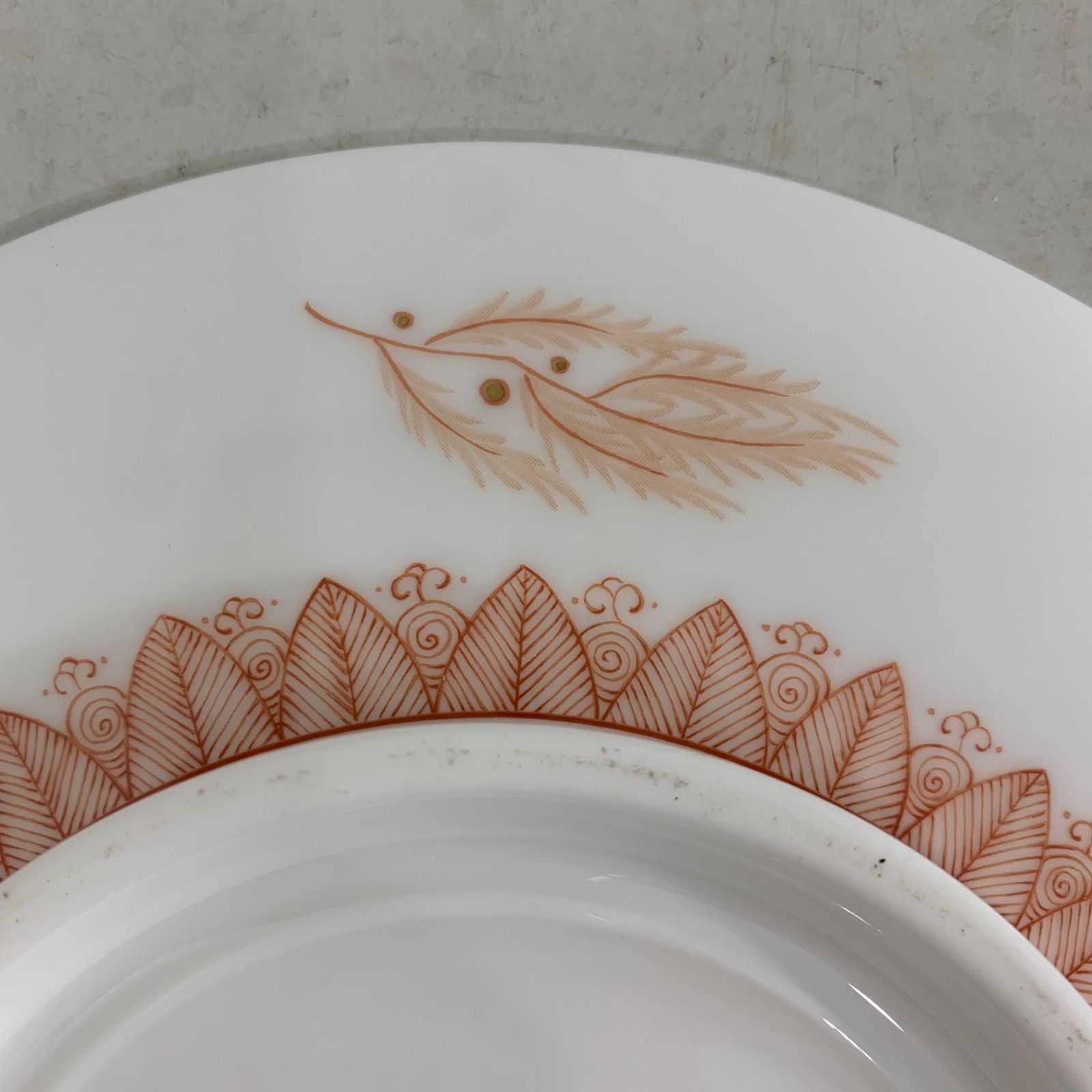 NIKKO ニッコー 食器 KUTANI ART COLLECTION 福島武山 高台茶碗 赤絵