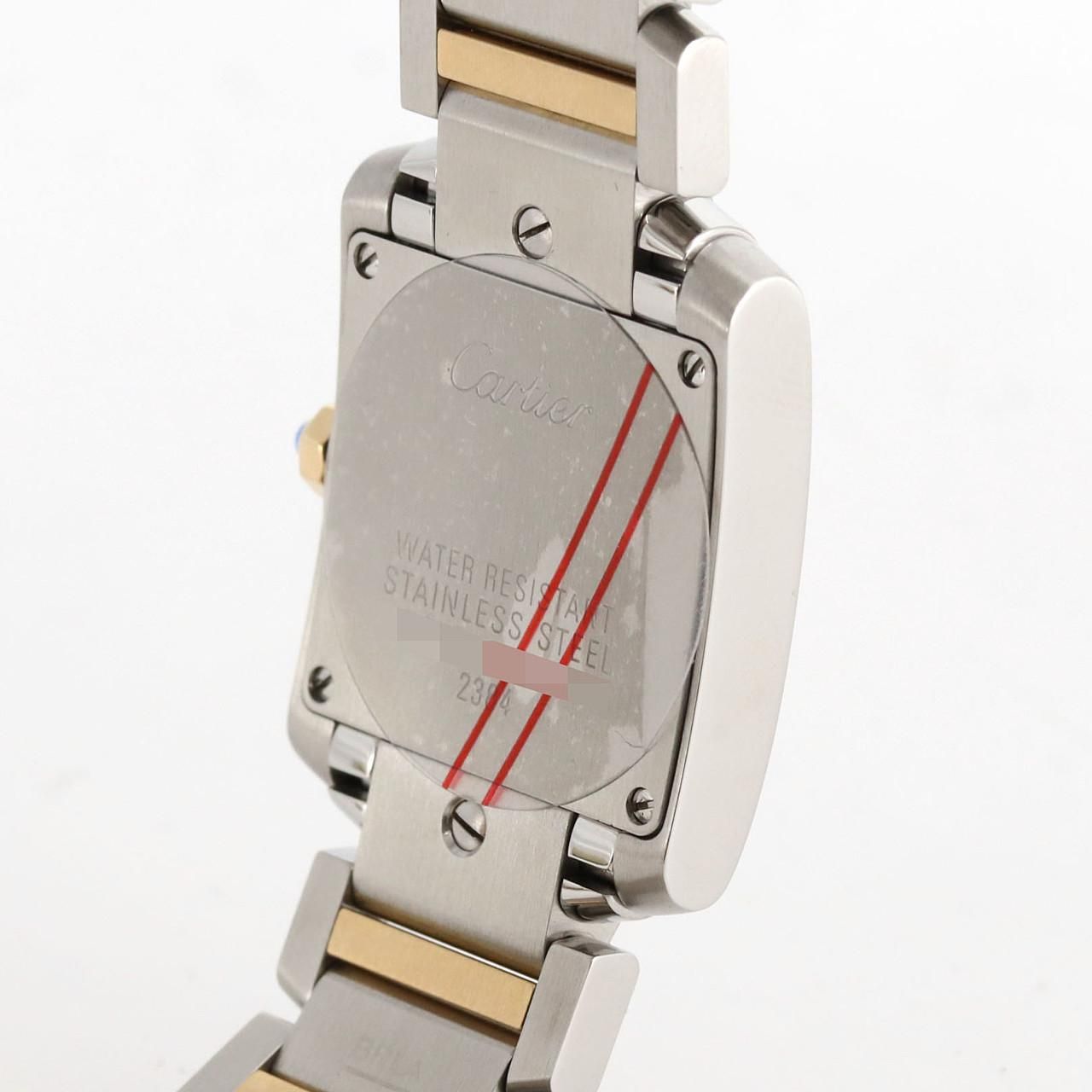 カルティエ タンクフランセーズSM コンビ W51007Q4 SSxYG クォーツ  