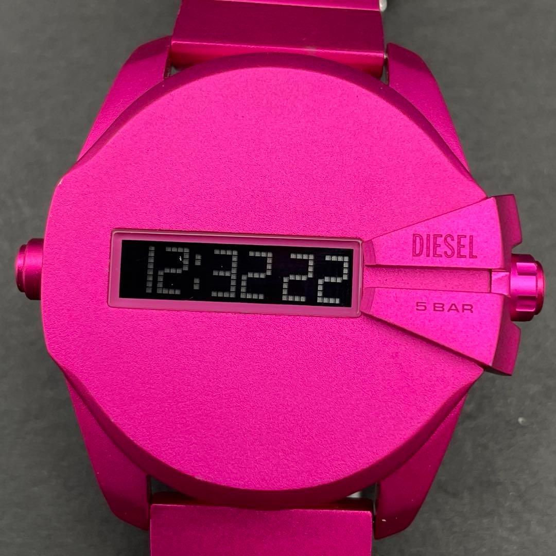 DIESEL BABY CHIEF DZ-2206 アルミニウム製 ピンク限定色 箱付き
