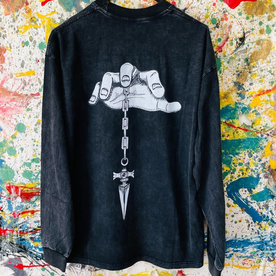 クラピカ メンズ リプリント ロンT 長袖 秋 冬 L XL 漫画 アニメ