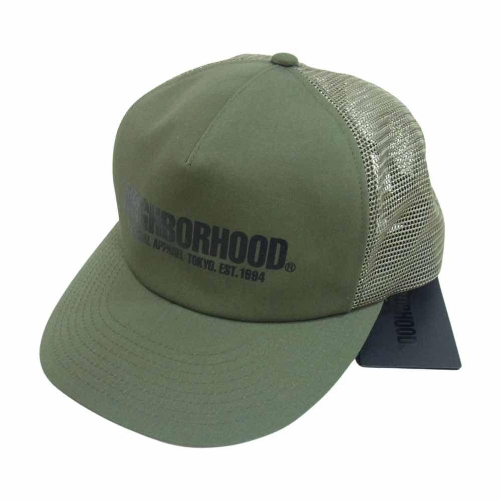 NEIGHBORHOOD ネイバーフッド 23SS 231YGNH-HT02S LOGO PRINT MESH CAP