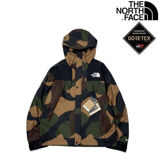ノースフェイス マウンテンジャケット US限定(XL)黒 迷彩 180915 ノースフェイス マウンテンジャケット US限定 黒 迷彩 180915