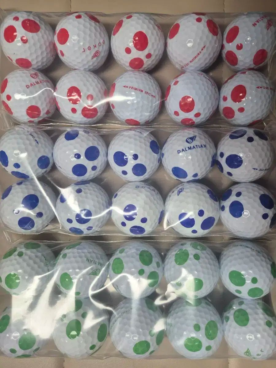 ゴッカー ダルメシアン ゴルフボール ロストボール