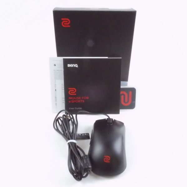 美品 ベンキュー Zowie S2 MOUSE FOR e-SPORTS ゲーミングマウス ブラック系 有線 HY204C