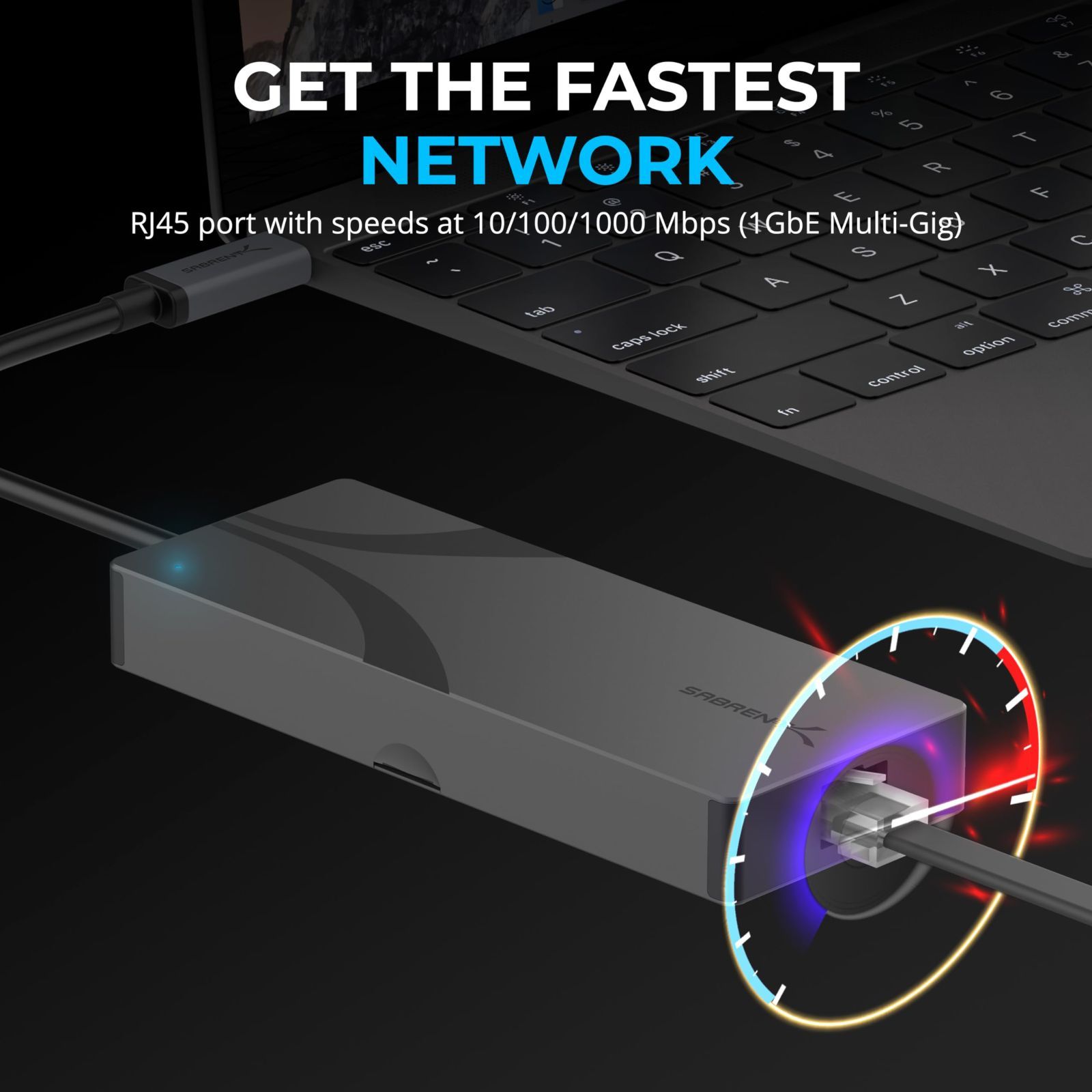 SSDスロット付き6ポートドック