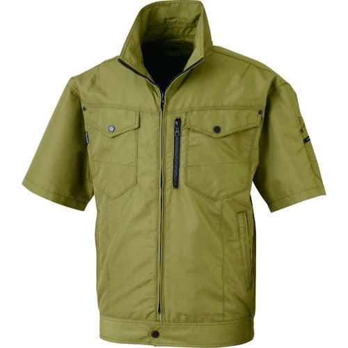 2営業日で発送 ビッグボーン商事 bigborn 空調風神服 半袖ジャケットカーキMサイズ BK6078S21M 6449