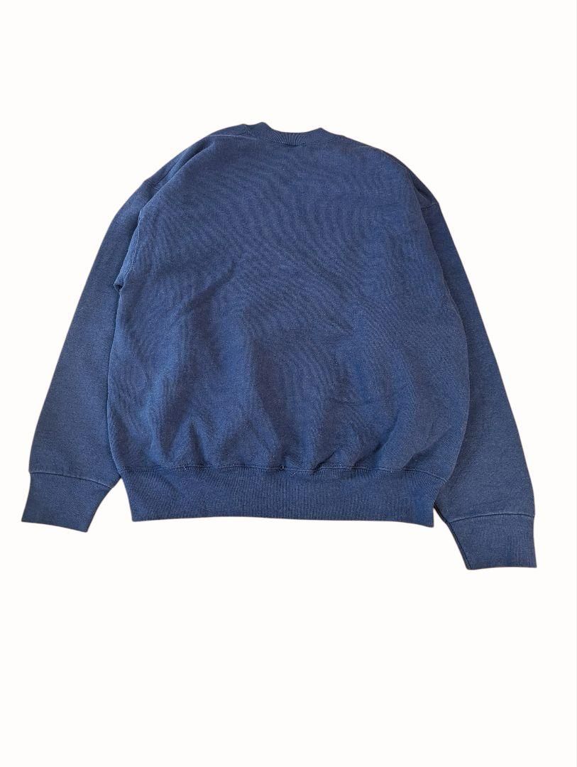 MUNSINGWEAR USA製古着裏起毛無地スウェットトレーナー 紺 L MUNSINGWEAR USA製古着裏起毛無地スウェットトレーナー 紺 L