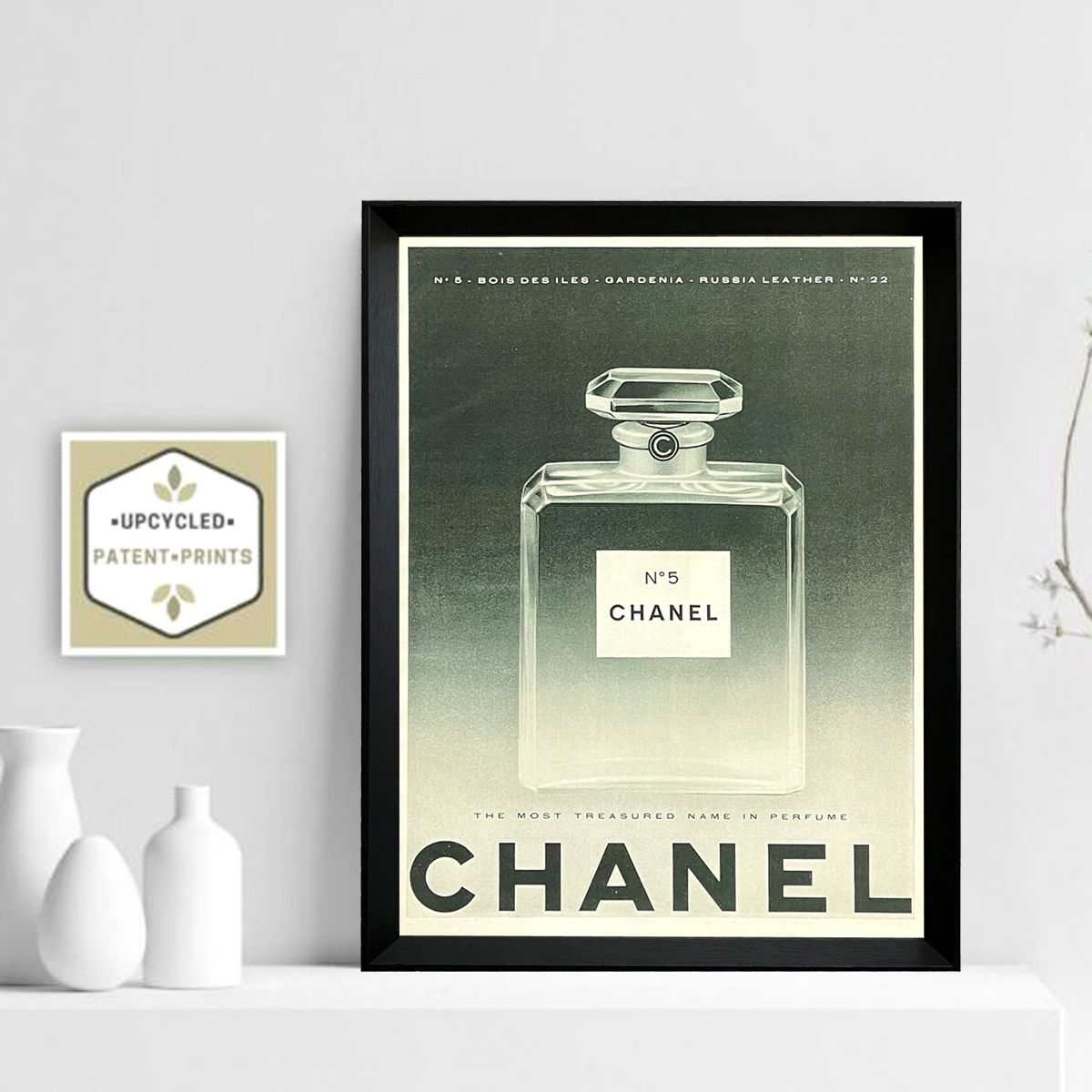 シャネル 香水 フランス 1940年代 ヴィンテージ 広告 額付 ポスター
