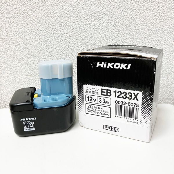 HiKOKI/ハイコーキ 【未使用品】EB1233X 純正 バッテリー ニッケル水素電池 12V 3.3Ah EB1233X