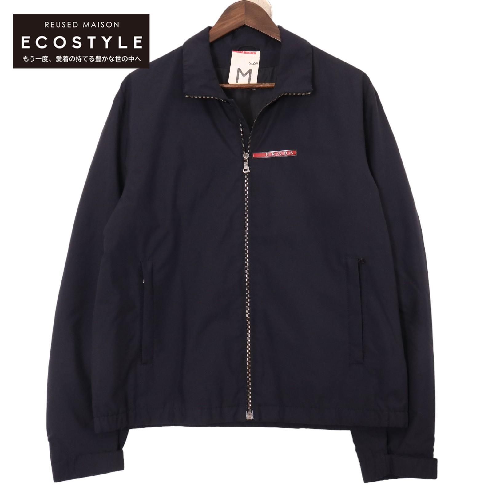 PRADA SPORT プラダスポーツ 03年 SGV499 ﾈｲﾋﾞｰ ﾅｲﾛﾝ ｼﾞｯﾌﾟｱｯﾌﾟﾄｯﾌﾟｽ M 