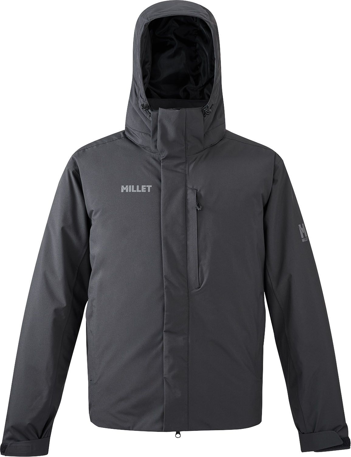 ⭐︎k様エトレトーキョー　ノーカラーキルティングライナーボクシージャケット グレー ETRE TOKYO 2WAYシルエットノーカラージャケット ノーカラー