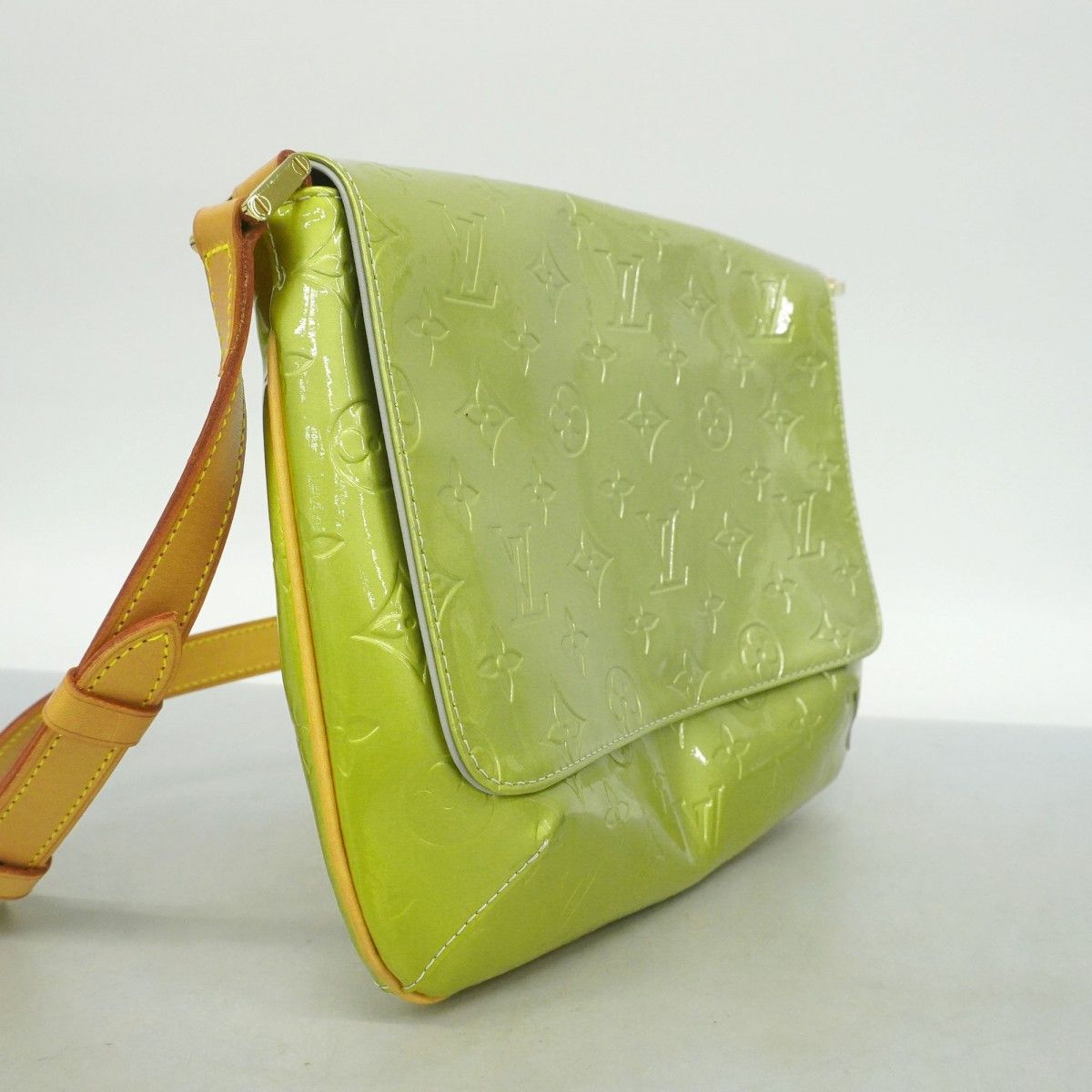 5md4188 ルイヴィトン ショルダーバッグ ヴェルニ トンプソンストリート M91069 グリ レディース