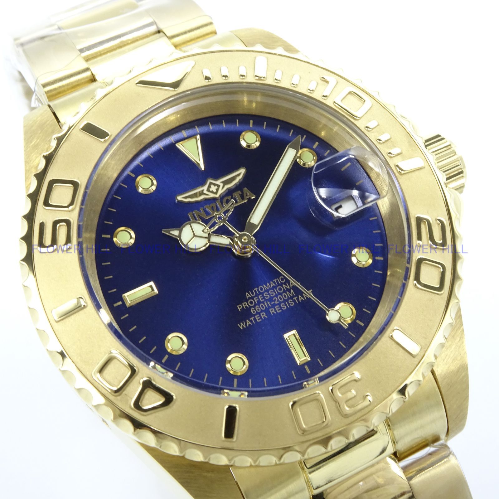 インビクタ 腕時計 自動巻き PRO DIVER 26997 ダークブルー インビクタ 腕時計 メンズ 自動巻き ブルー・スチール プロダイバー