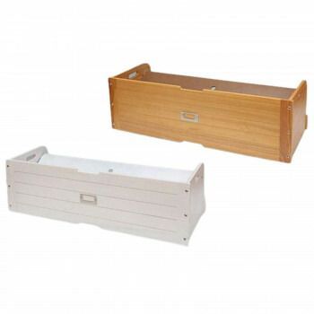  下駄箱下収納ボックス 71cm幅　ライトブラウン・GKS-710(LB)