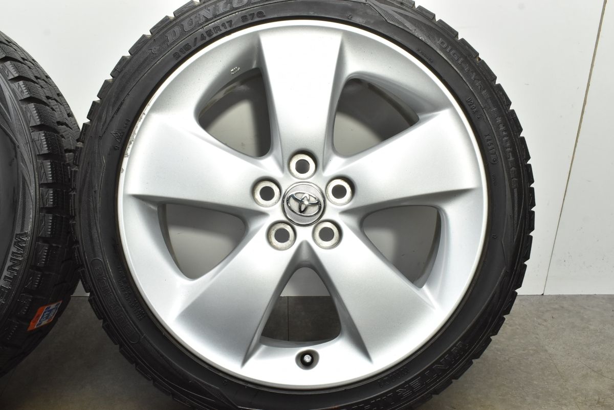 交換用に】トヨタ 30 プリウス ツーリング 純正 17in 7J +50 PCD100