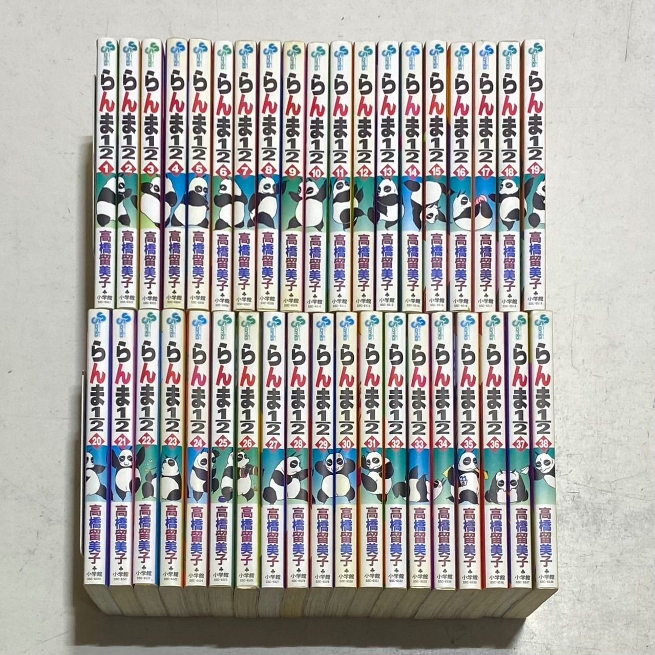 らんま1/2 全巻 セット 全38話 高橋留美子 まとめ アニメ 少年漫画 完結 らんま1/2（旧版) 全巻 セット 全38巻 高橋留美子 全巻セット