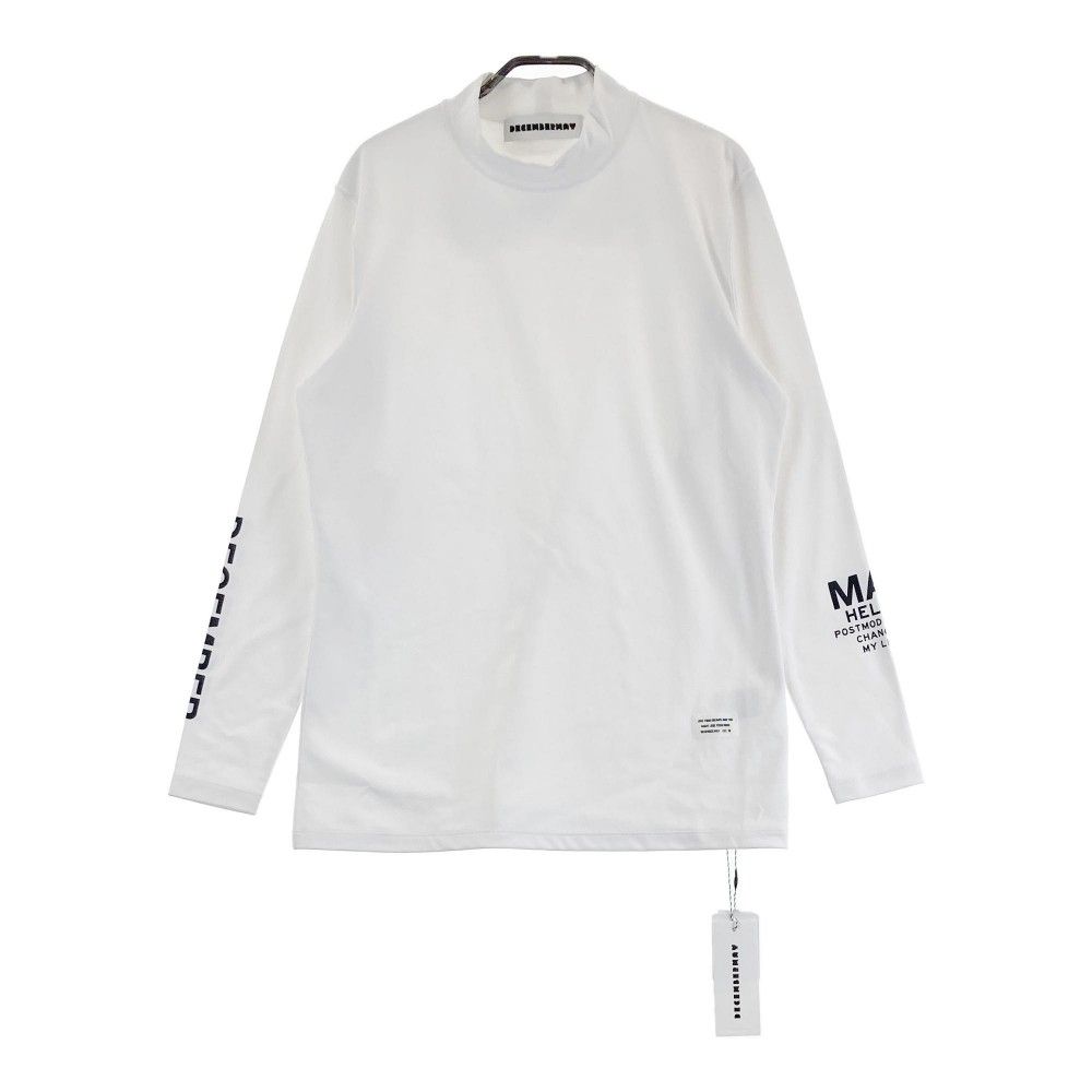 サイズ M DECEMBERMAY ディセンバーメイ ハイネック 長袖Tシャツ ホワイト系 240101463135 ゴルフウェア メンズ ストスト