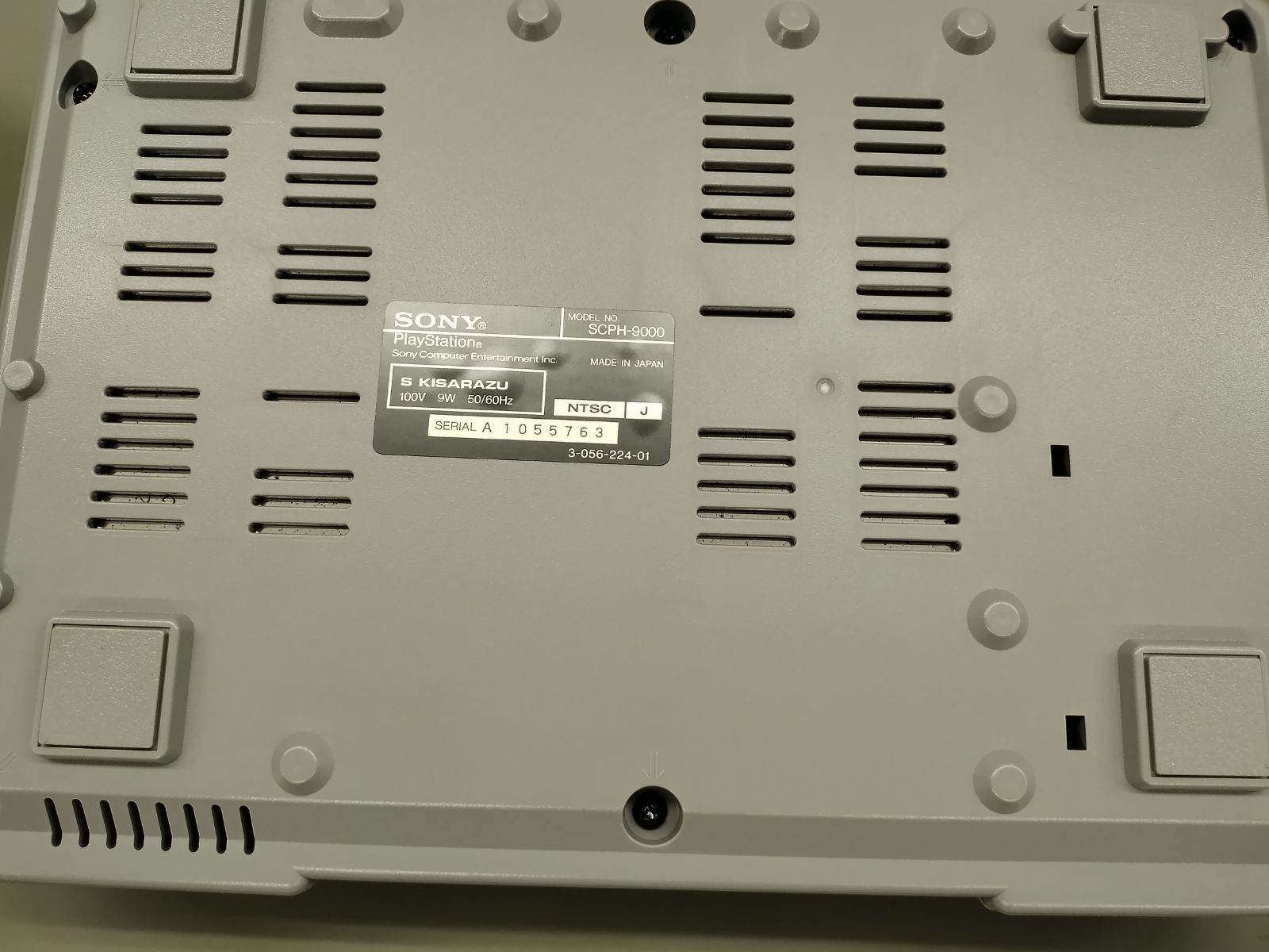 ジャンク本体】Playstation1本体 SCPH-9000 動作不良品【50-59