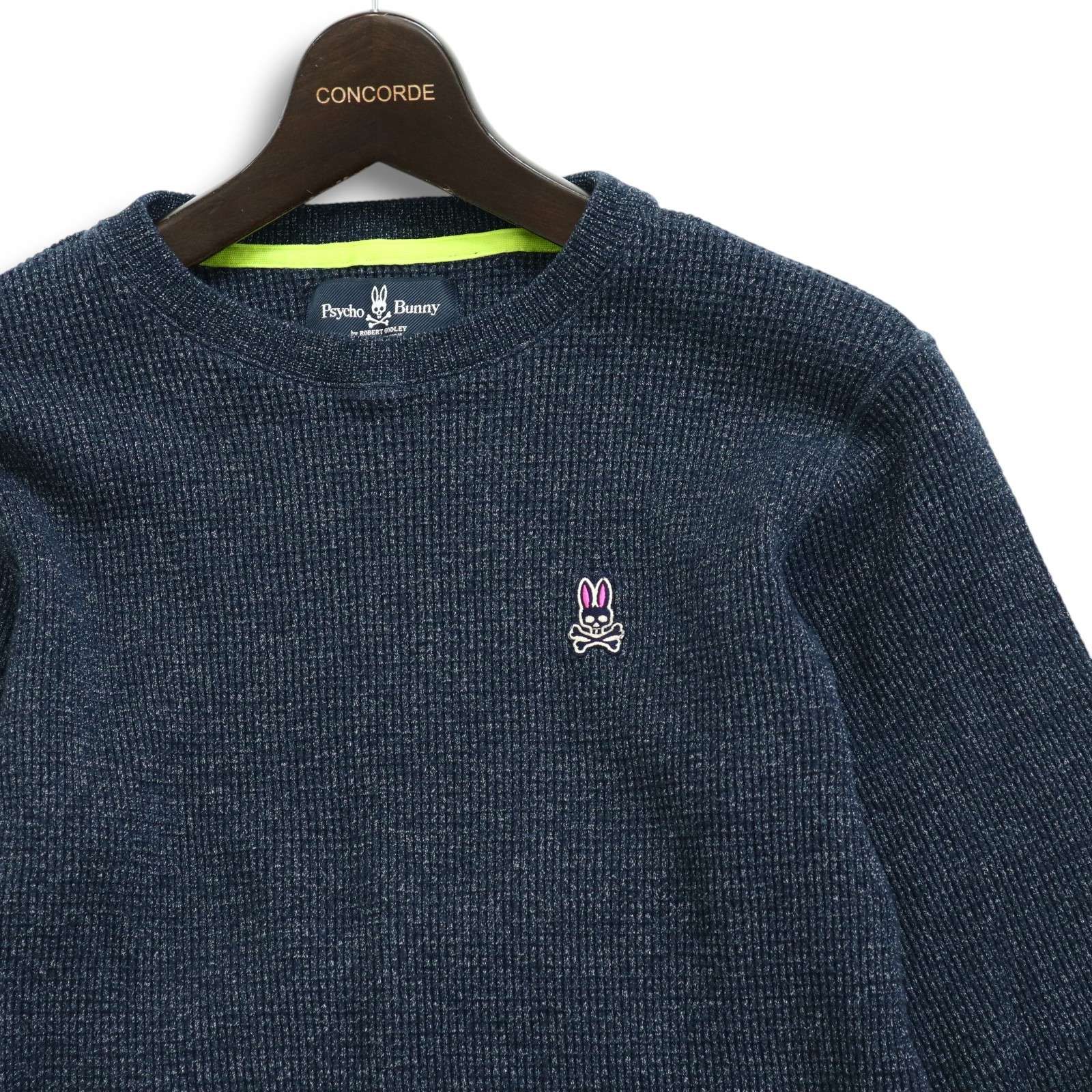 Psycho Bunny サイコバニー 【秋冬】 スウェット★ テーラード ジャケット Sz.L　メンズ 黒 日本製　c59ta503 サイコバニー アパレル 秋冬モデル メンズ 長袖ハイネック