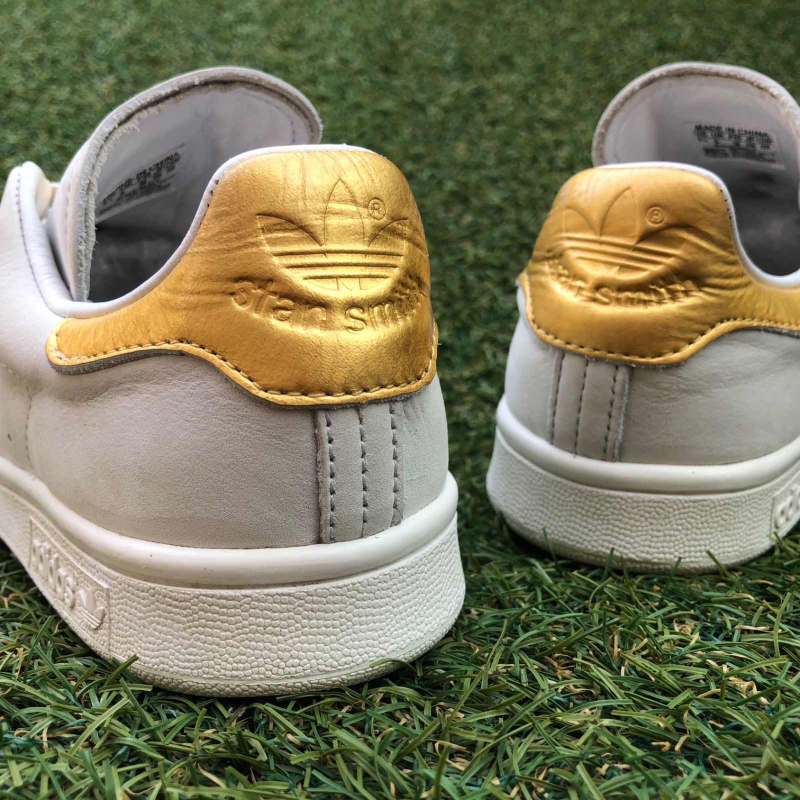 美品23.5 adidas スタンスミス 24K アディダス H809