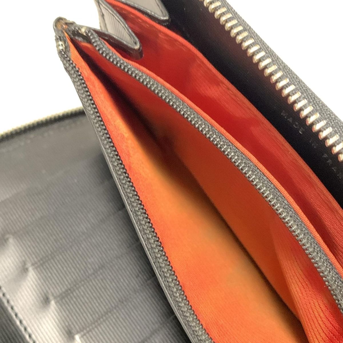 CHANEL(シャネル) 長財布 旧トラベルライン 黒×アイボリー