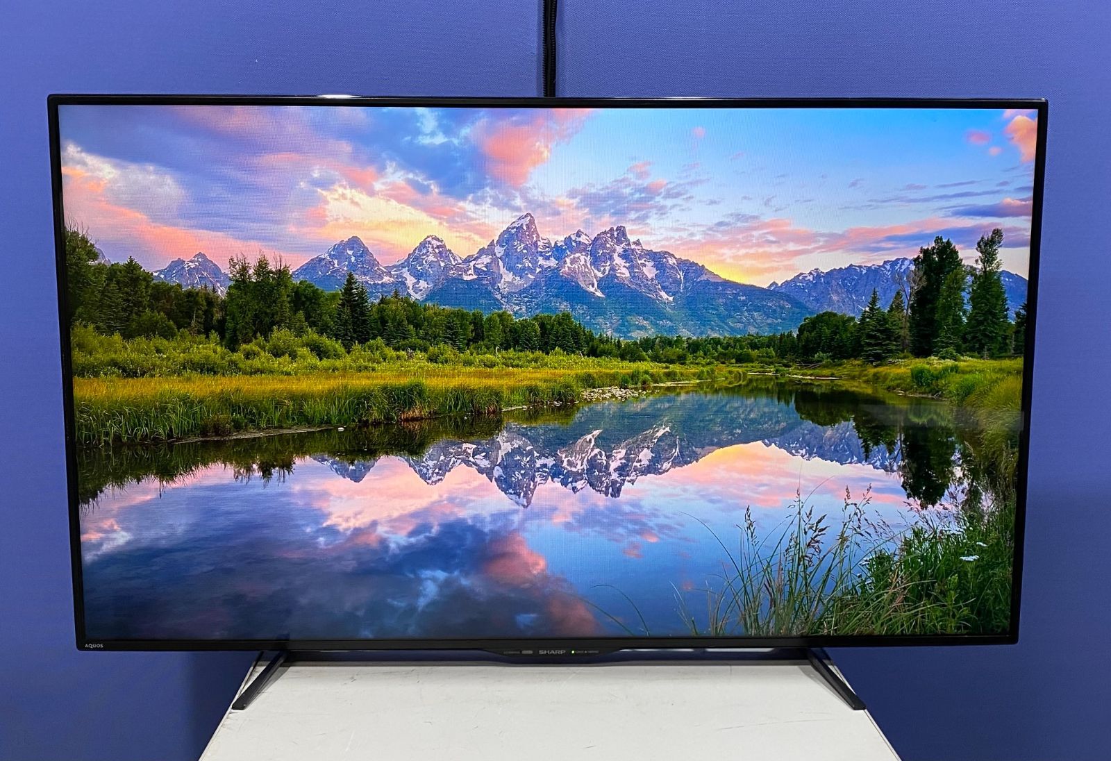 【汎用スタンド付き】SHARP 50インチ 液晶テレビ AQUOS LC-50BW30 フルハイビジョン 外付けHDD 裏番組録画対応  2017年モデル【中古品】