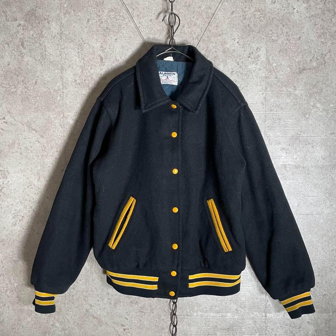70s ヴィンテージ ALADEN rutherford レタードスタジャン レディース