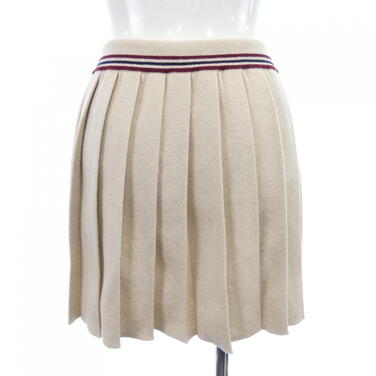 ミュウミュウ MIU MIU MIU MIU ロゴ MMG485 SOOO 14AY スカート