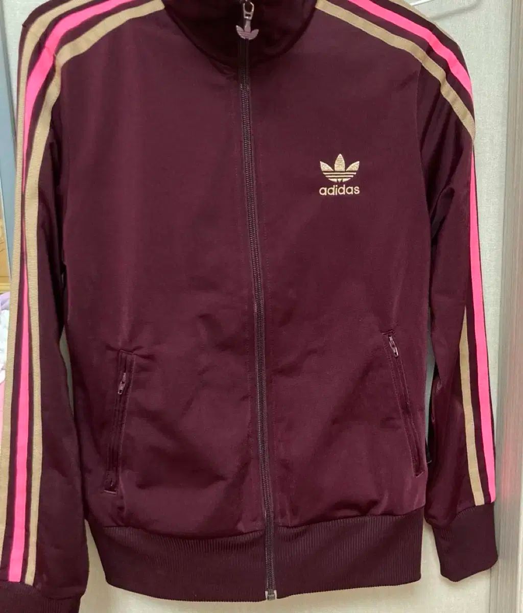 adidas アディダス トラックトップス バーガンディー ピンク