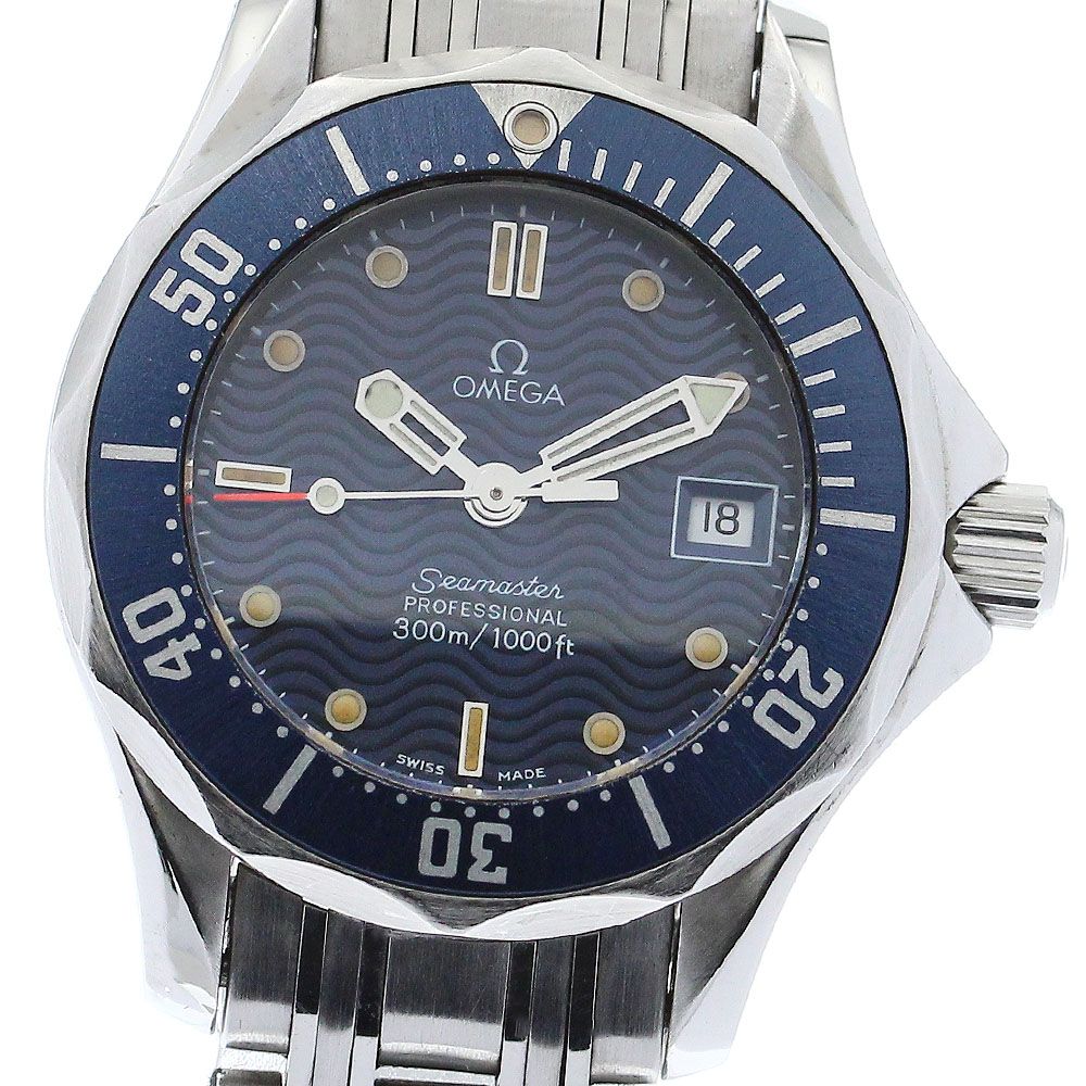 オメガ OMEGA 2583.80 シーマスター300 デイト クォーツ レディース_  