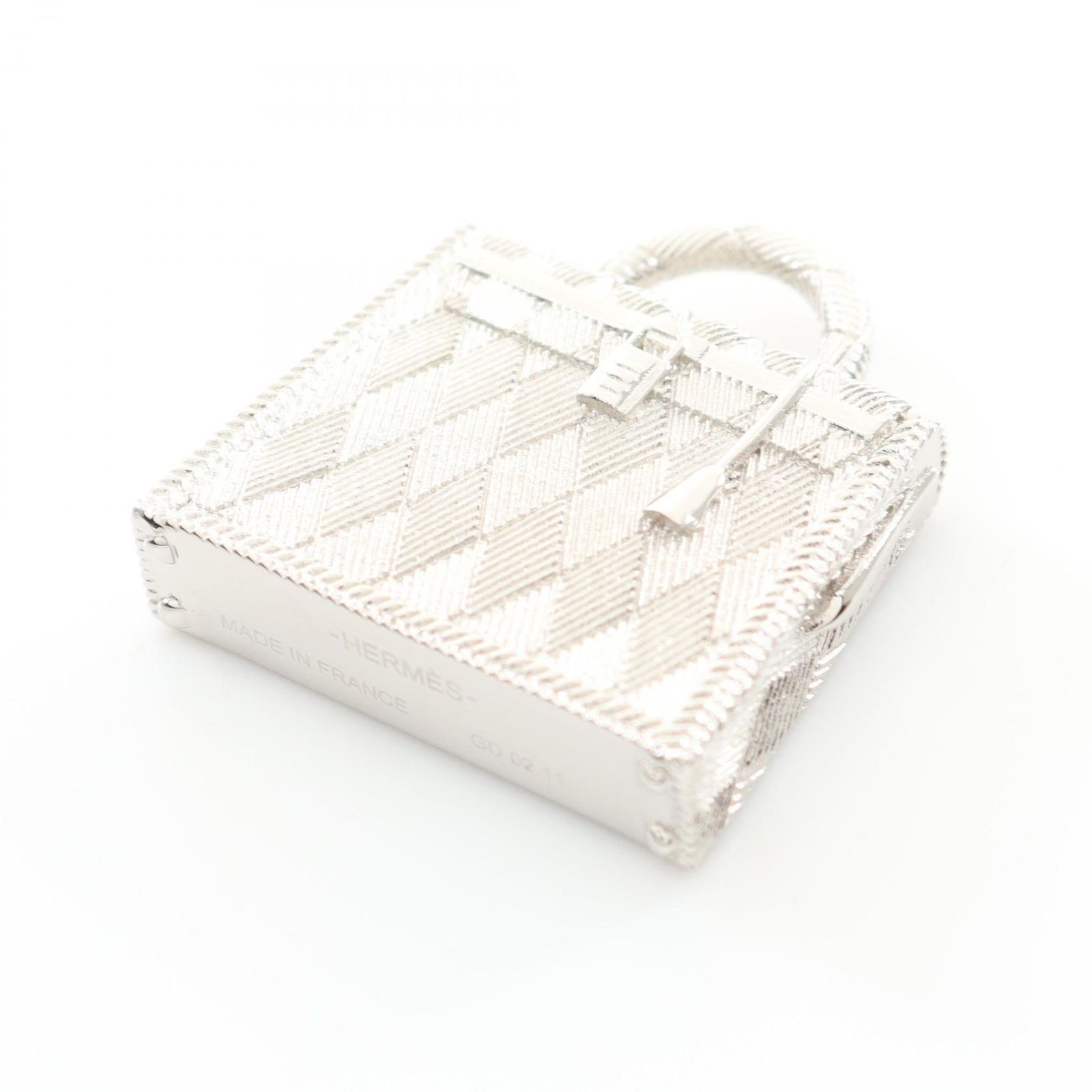 オリシー　　 HERMES (エルメス) ケリーキュオリシー キュリオジテ ペンダント 仕込める トップ ゴールド×ピンク GP