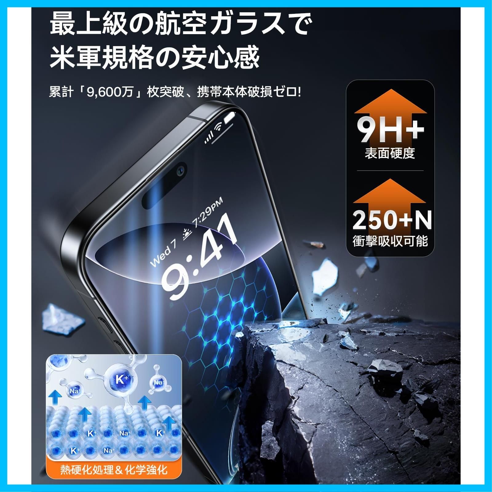 スマートフォン・携帯電話 【在庫処分】Pro 専用 ガラスフィルム