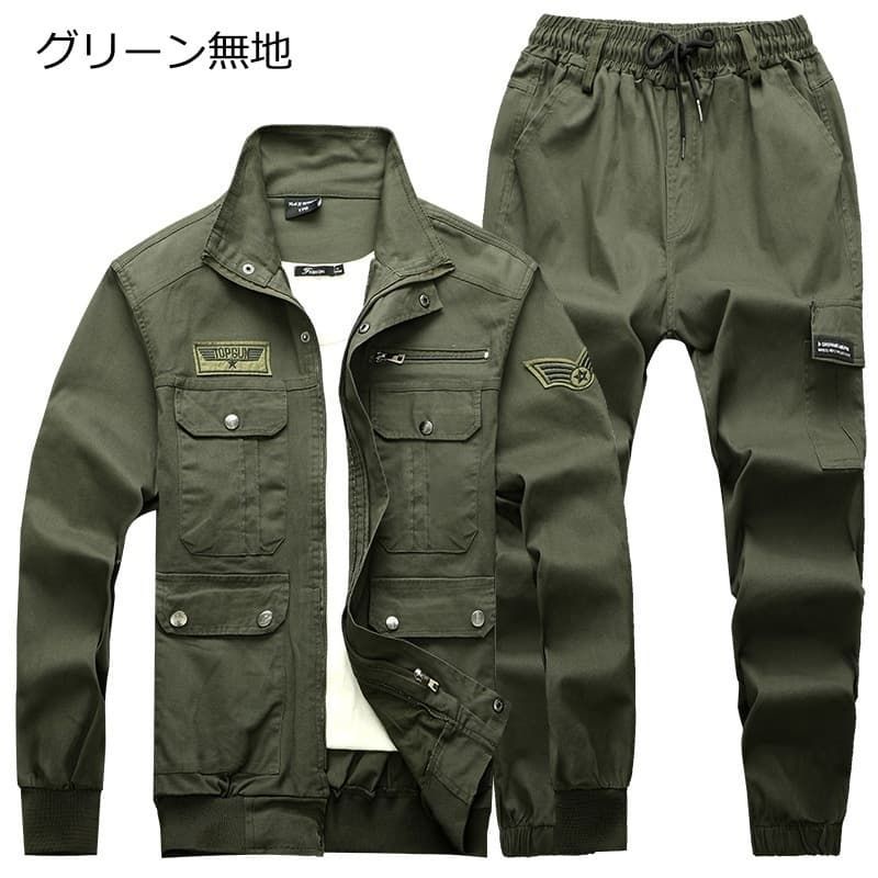 迷彩服 即購入OK セットアップ メンズ 上下セット 迷彩柄 作業服