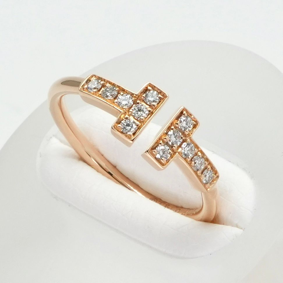 ティファニー TIFFANY&Co. ダイヤモンド ワイヤー リング T