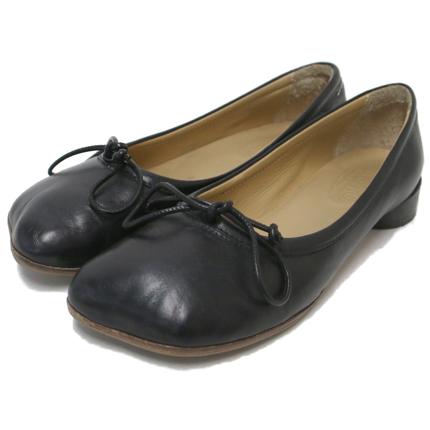 MM6 Maison Margiela 黒 フラット バレエシューズ 36