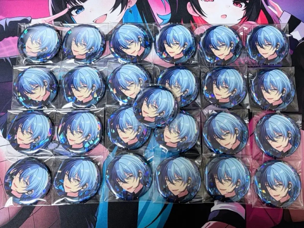 プロジェクトセカイ×あんさんぶるスターズ コラボ 缶バッジ 青柳 冬弥 25個 まとめ