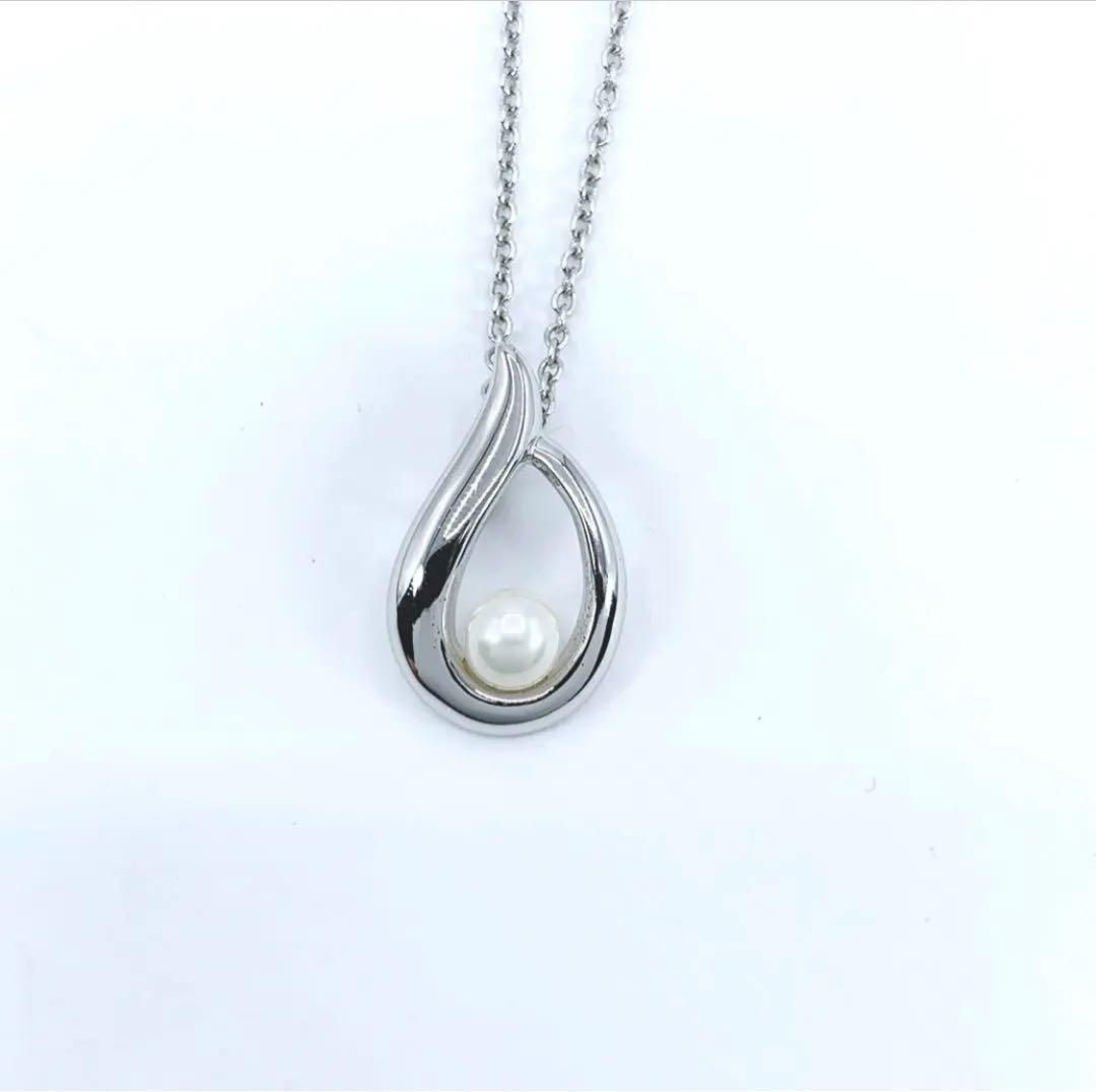 TASAKI タサキ シルバー ネックレス パール 本真珠 1粒 4.2mm