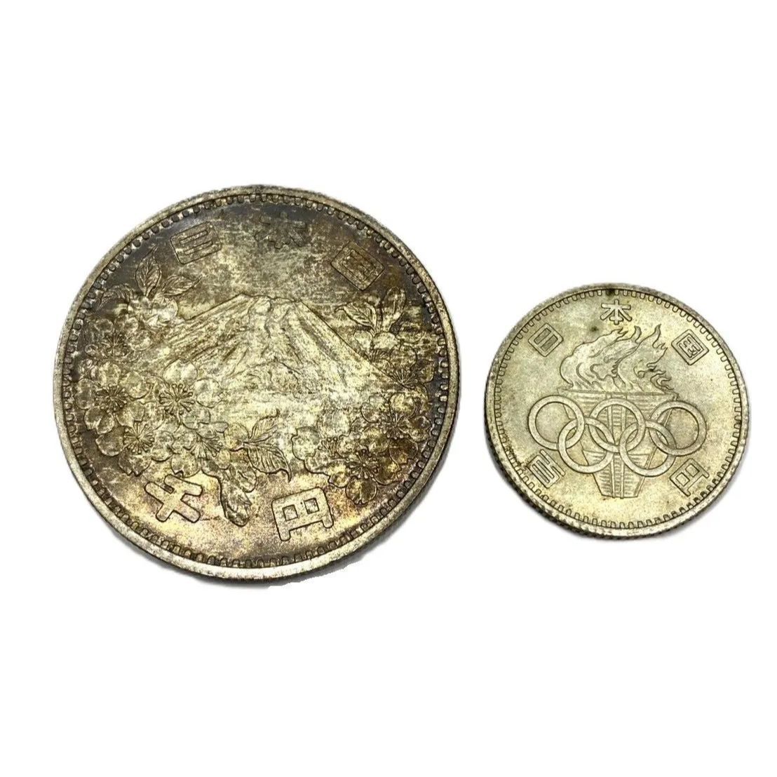 1964年 東京オリンピック 1000円銀貨 100円銀貨 プルーフ硬貨