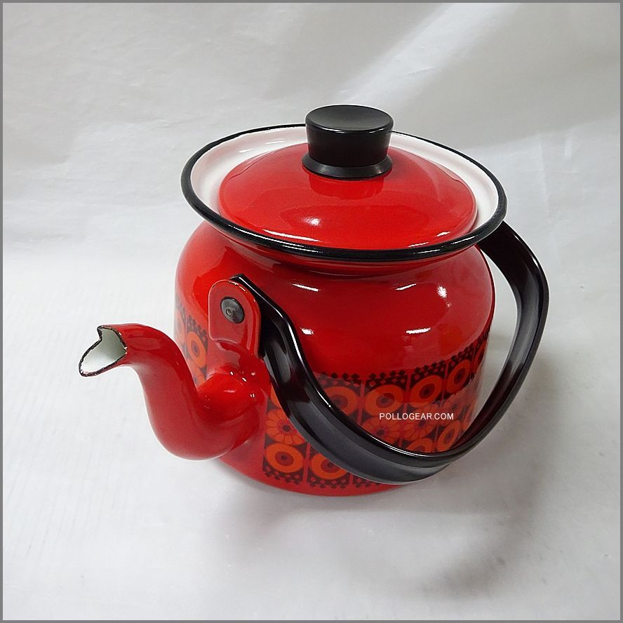 1960年代 北欧 ビンテージ FINEL フィネル ホーロー ケトル 琺瑯