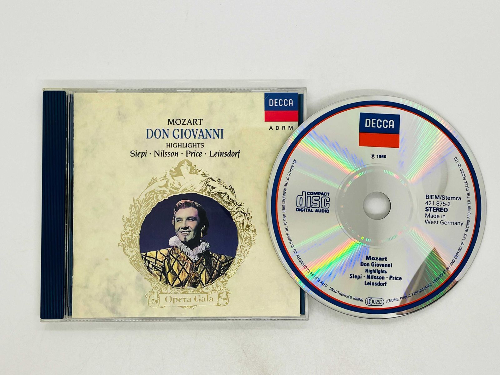 CD 独盤 MOZART DON GIOVANNI HIGHLIGHT / SIEPI , NILSSON