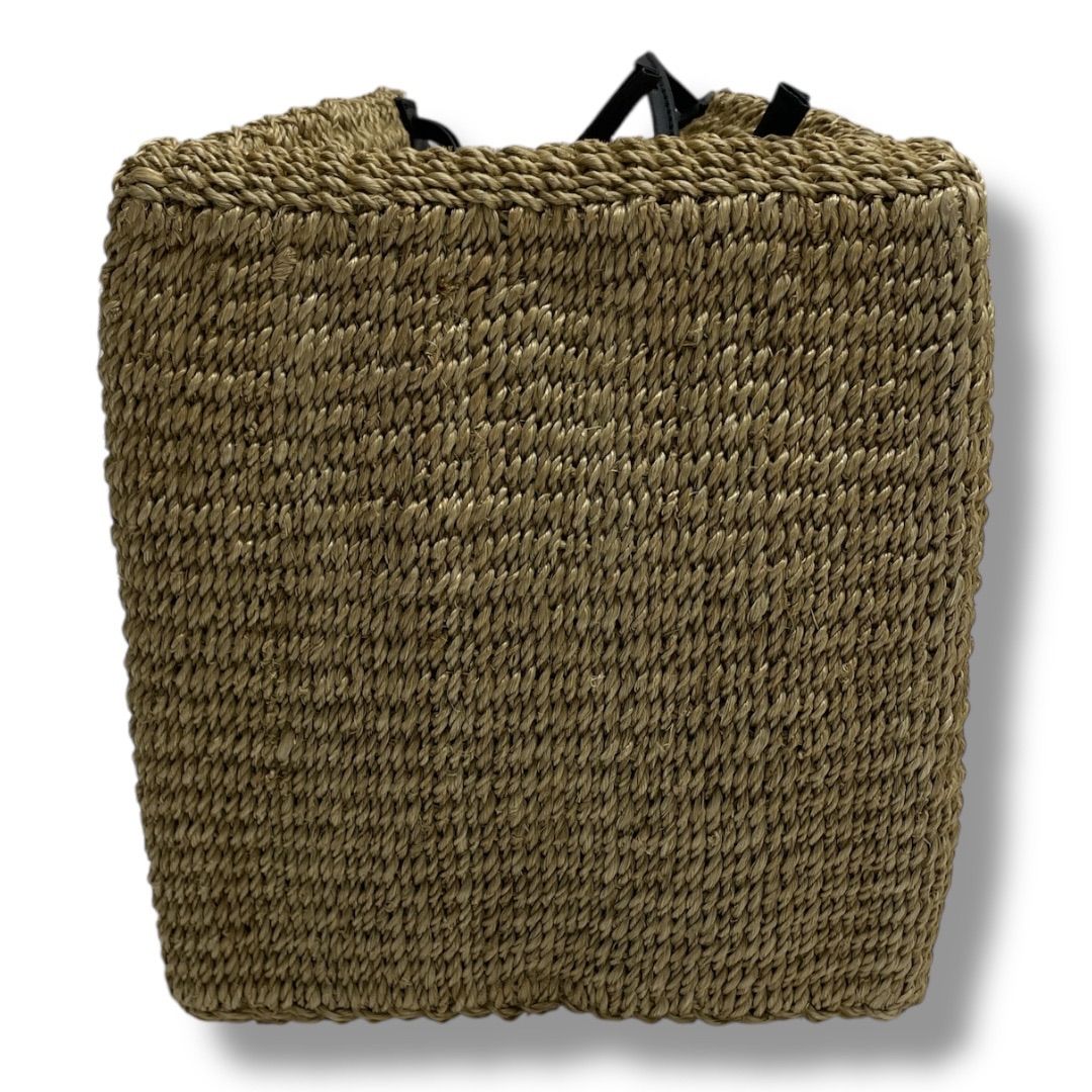 アウターサンセット　かごバッグ　バスケット　アバカ　ブラック　辺見えみり OUTERSUNSET（アウターサンセット）の「abaca basket bag mini